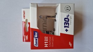 ŻARÓWKI H1 12V 55W LumiTec LIMITED +130% DUO BOX